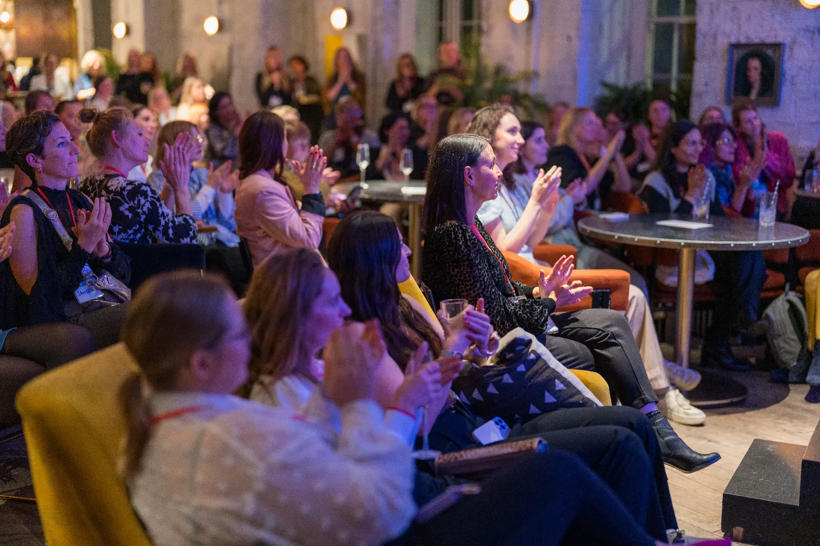 Founders at a Female Founders Rise event Founders at a Female Founders Rise event